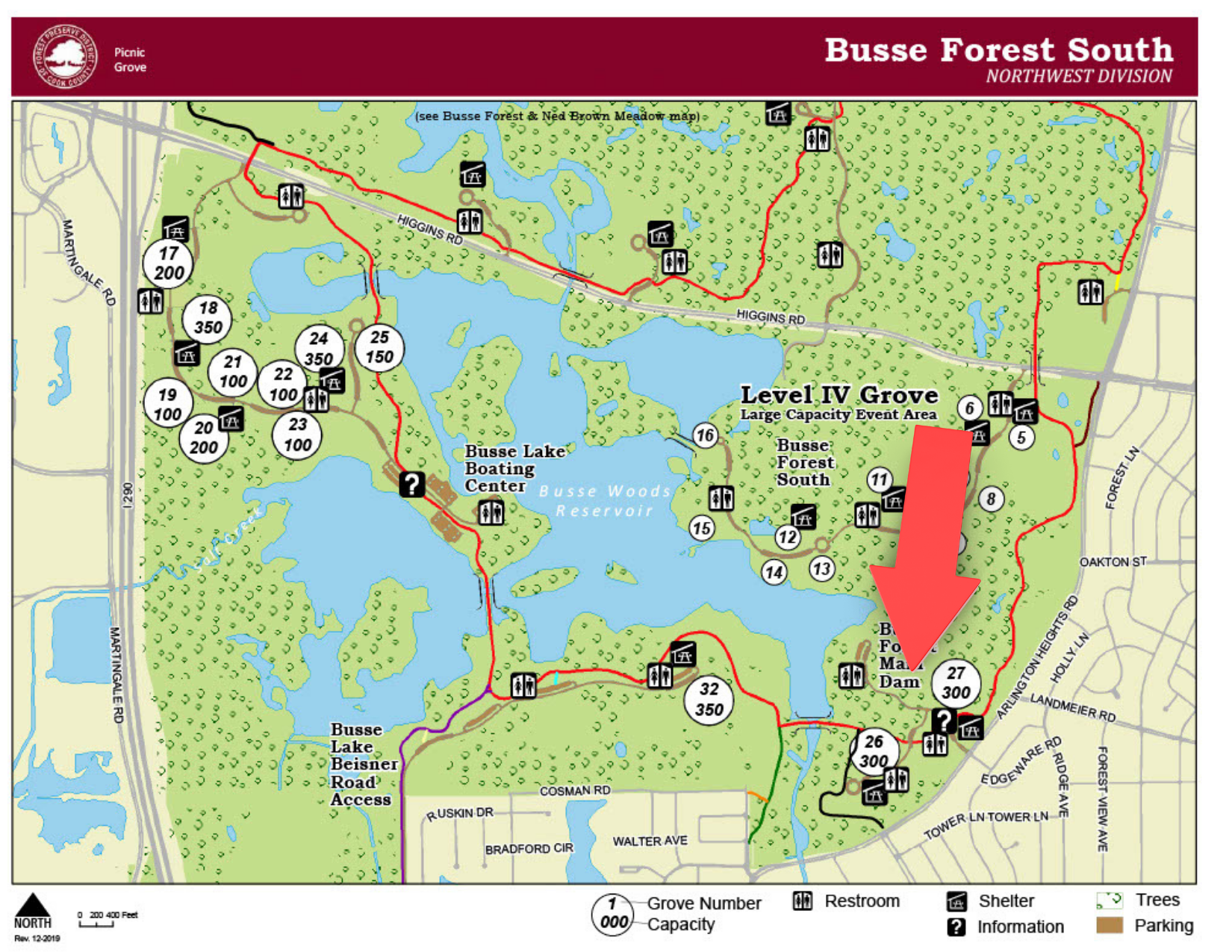 Busse Woods Map